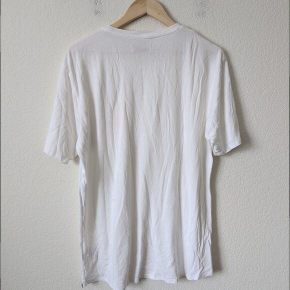 SLVDR SALVADOR, MEN'S XL, Basic White T-shirt with Pocket Bamboo Soft Crewneck - Picture 8 of 9